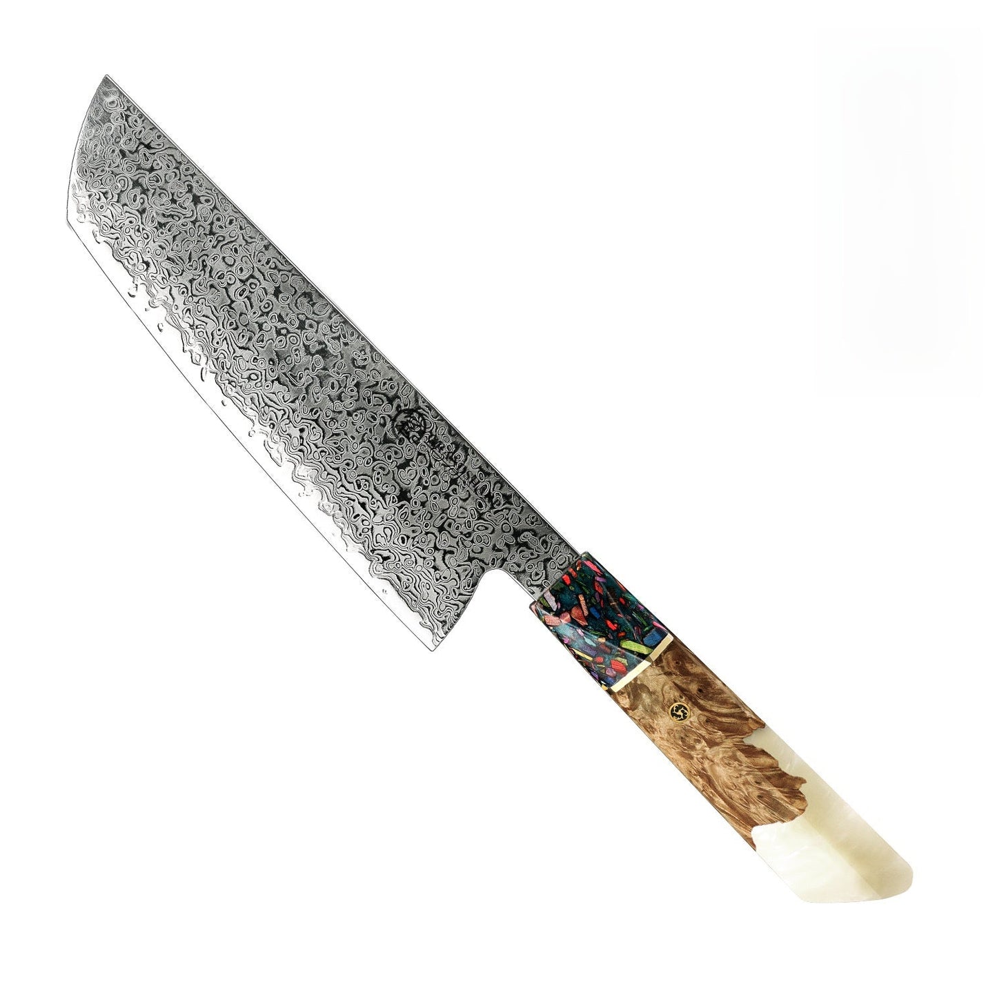 Pro Collection | 7" Nakiri Vegetable Knife - Damascus 9Cr18MoV Steel