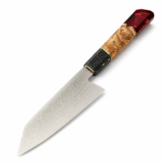Pro Collection | 5" Kiritsuke Knife - Damascus 9Cr18MoV Steel