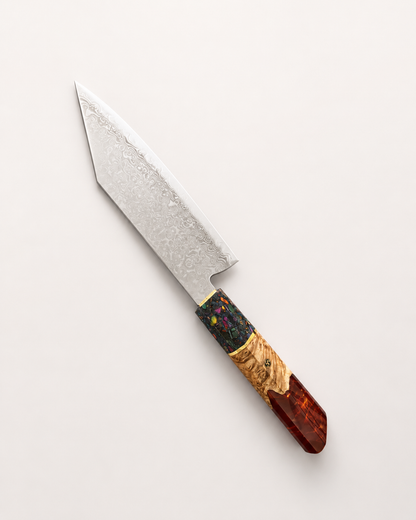 Pro Collection | 5" Kiritsuke Knife - Damascus 9Cr18MoV Steel