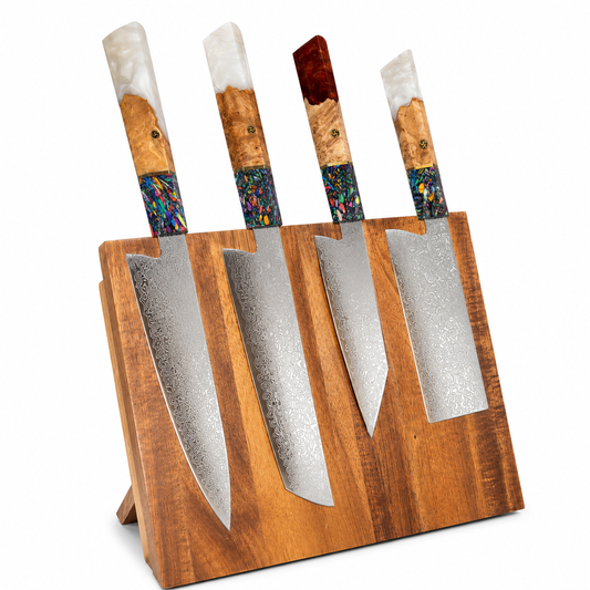 Acacia Magnetic Foldable Knife Holder